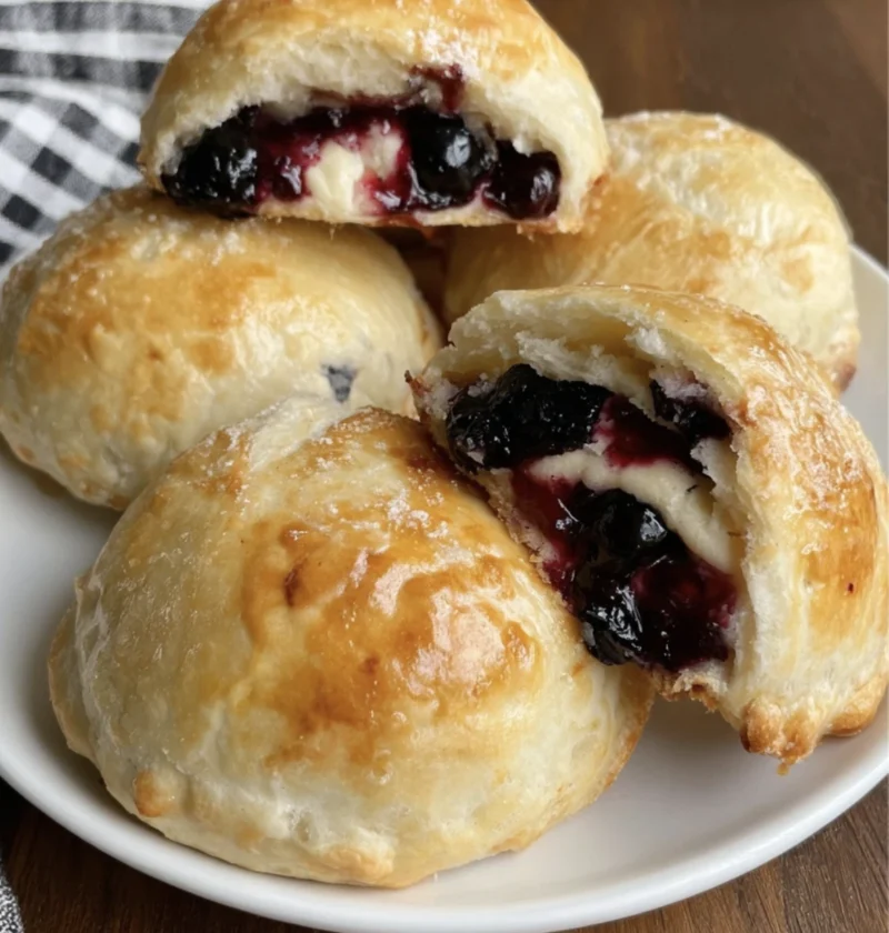 Blueberry Pie Bombs