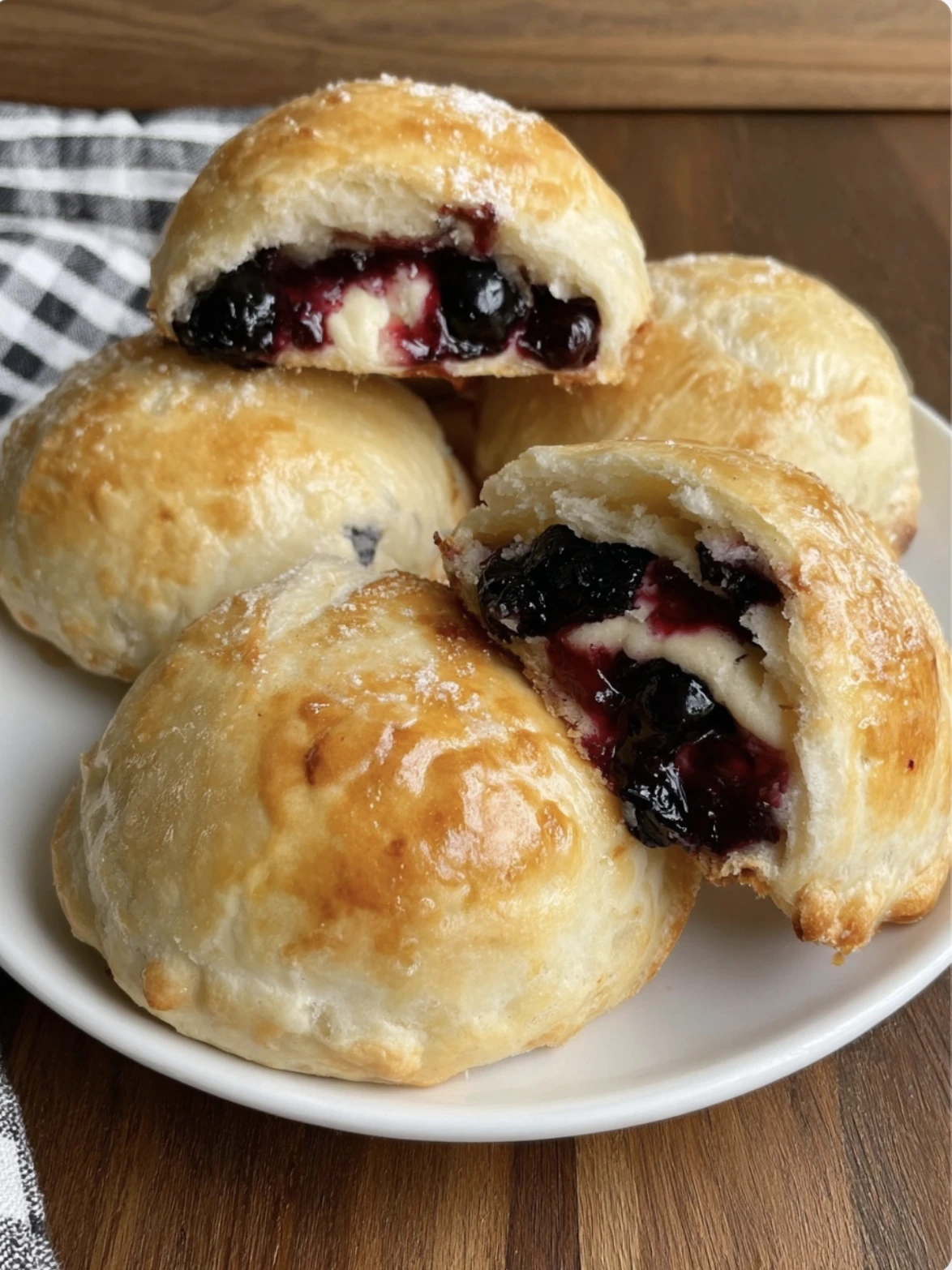 Blueberry Pie Bombs