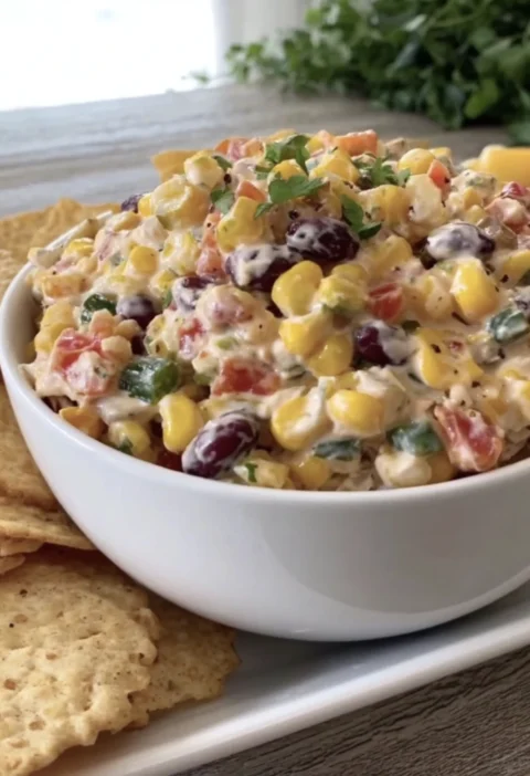 Creamy Cowboy Caviar Dip