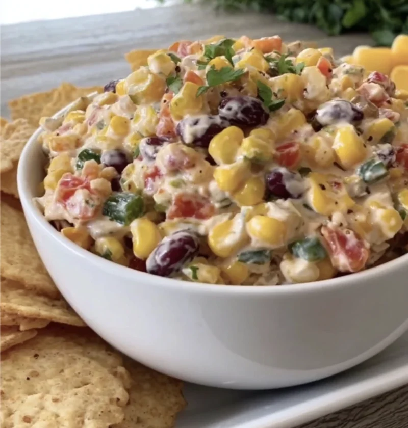 Creamy Cowboy Caviar Dip