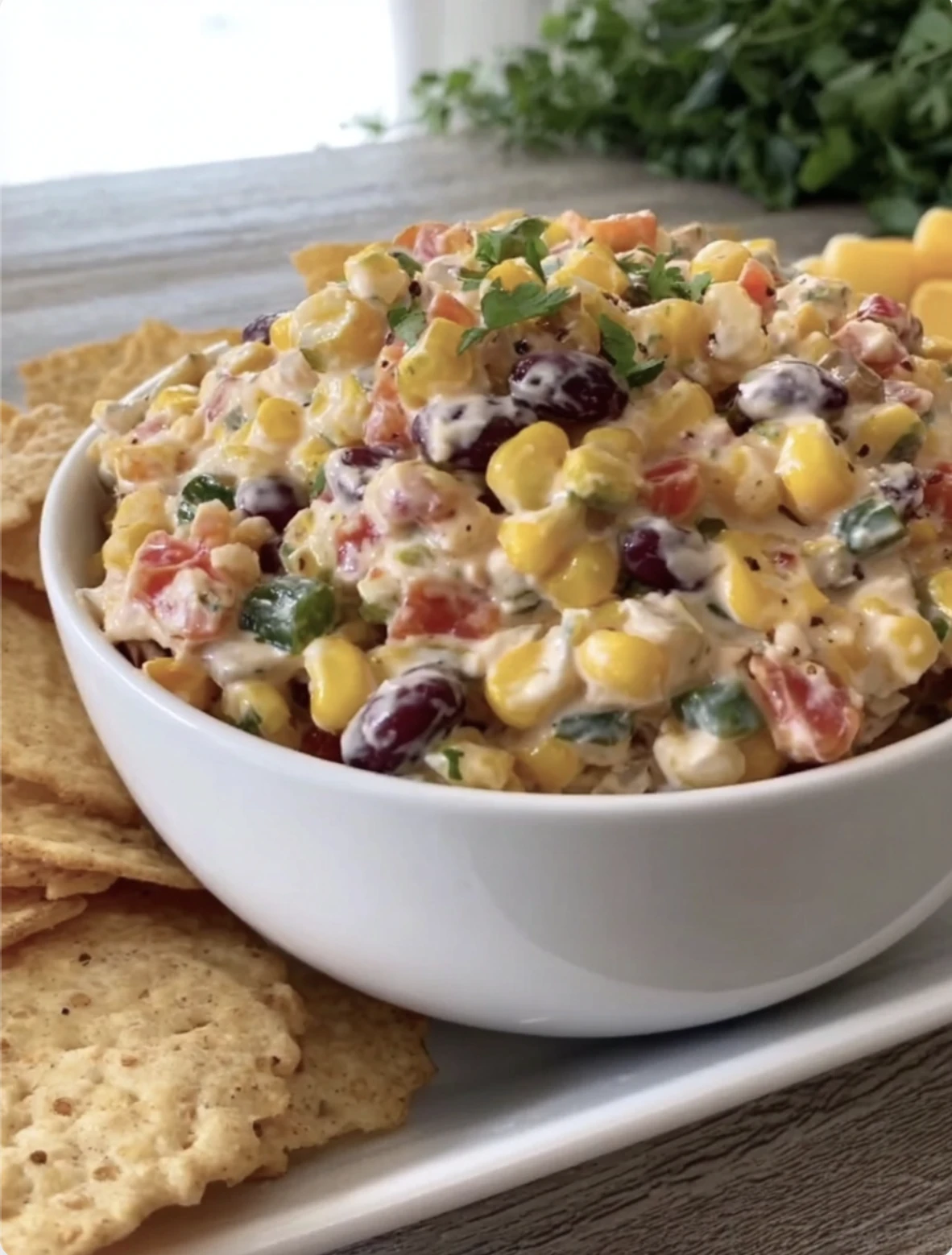 Creamy Cowboy Caviar dip!