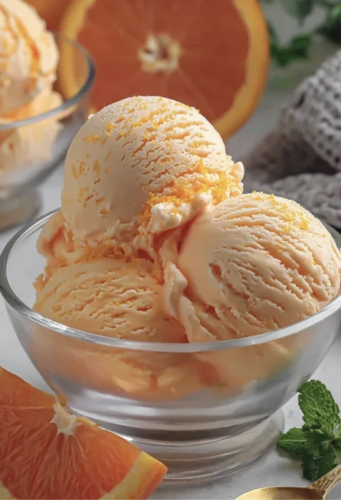 Creamy Orange Ice Cream