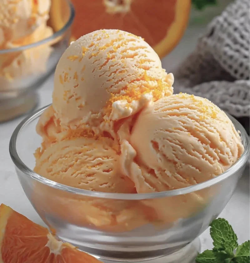 Creamy Orange Ice Cream