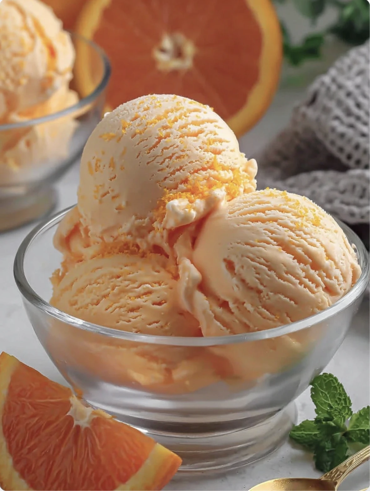 Creamy Orange Ice Cream