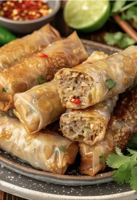 Crispy Rice Paper Rolls