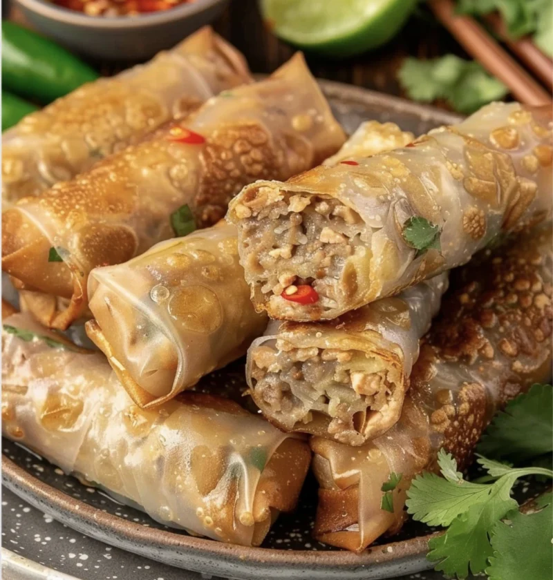 Crispy Rice Paper Rolls