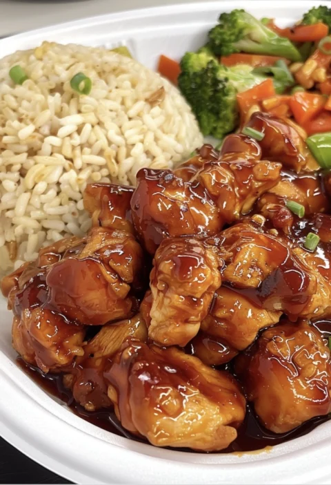 Honey Bbq Chicken Rice