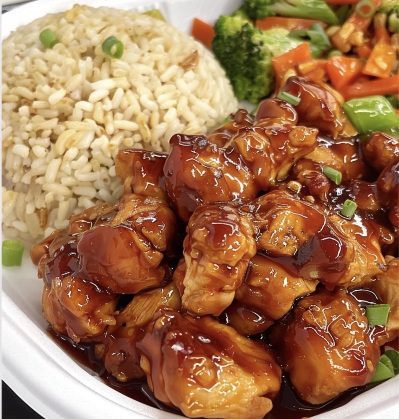 Honey Bbq Chicken Rice