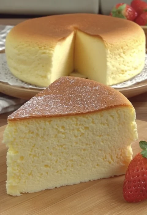 Easy Japanese Cheesecake