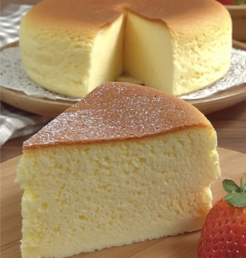 Easy Japanese Cheesecake