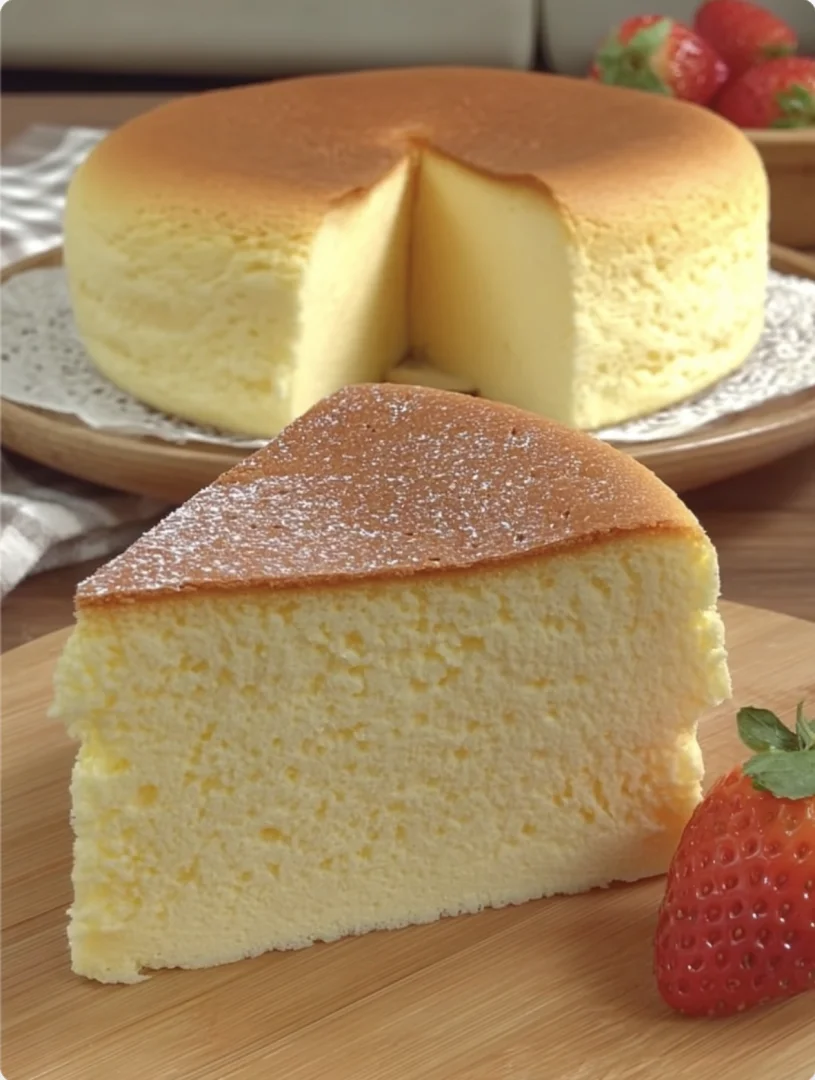 Easy Japanese Cheesecake