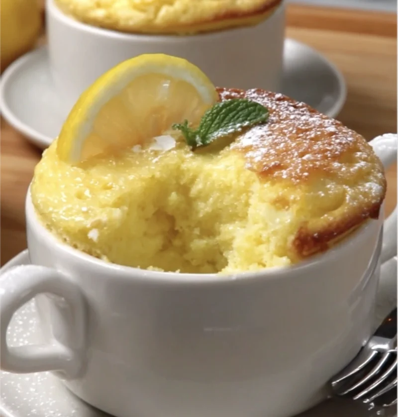 Lemon Lava Mug Cake