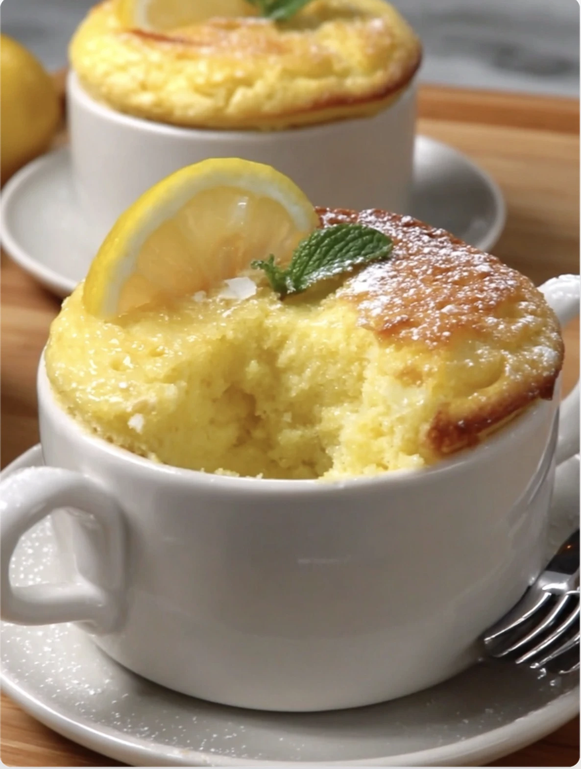 Easy Lemon Lava Mug Cake