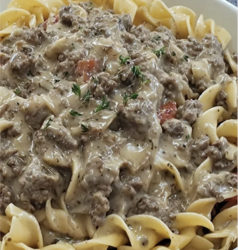 Ground Beef Stroganoff