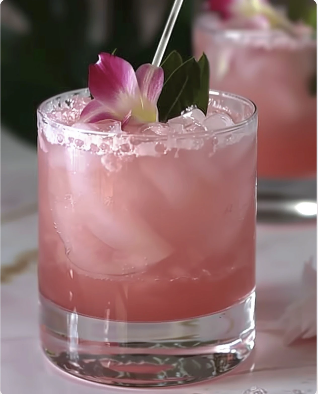 Guava, Coconut & Lime Rum Sparkler