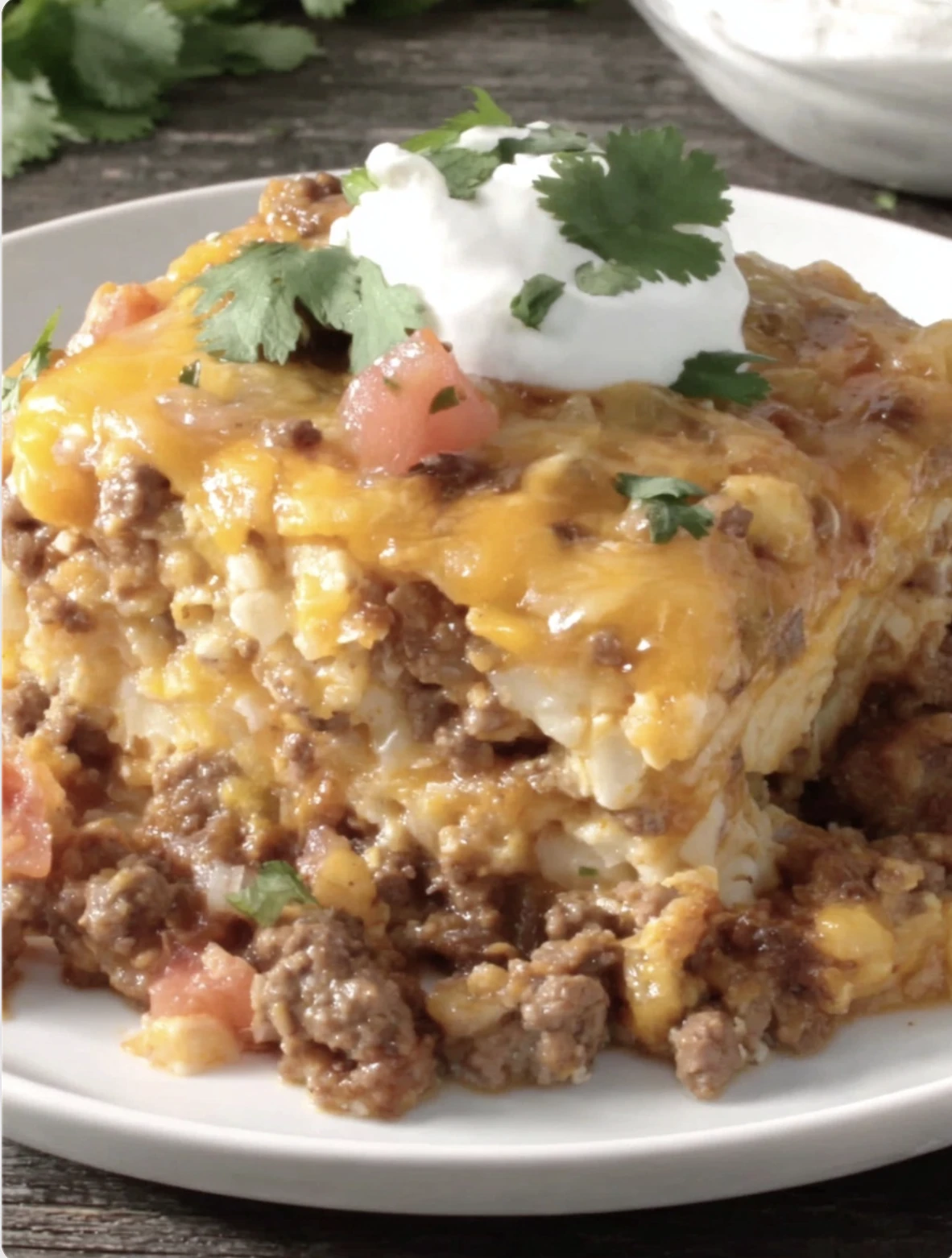 Mexican-Style Cheesy Beef Casserole
