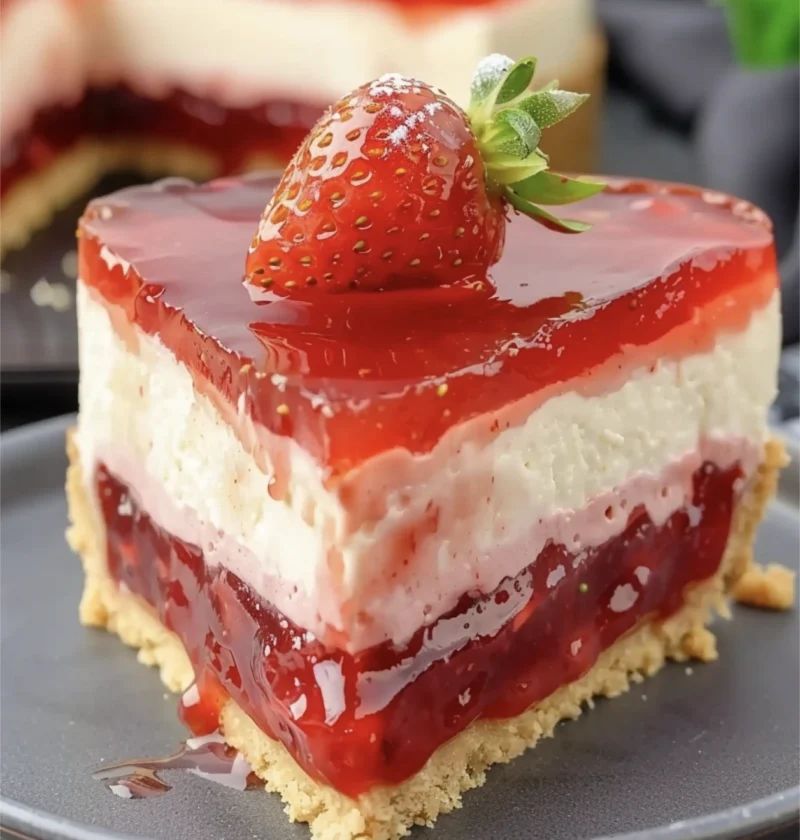 Nobake Strawberry Cheesecake