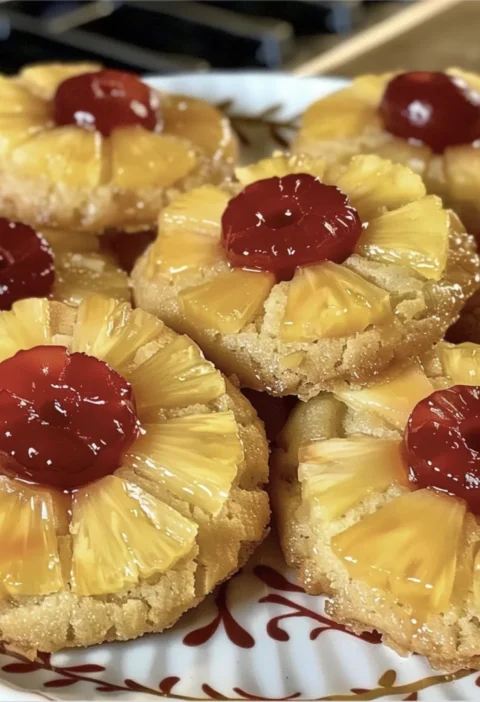 Pineapple Upside Sugar Cookies