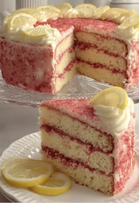 Pink Lemonade Cake