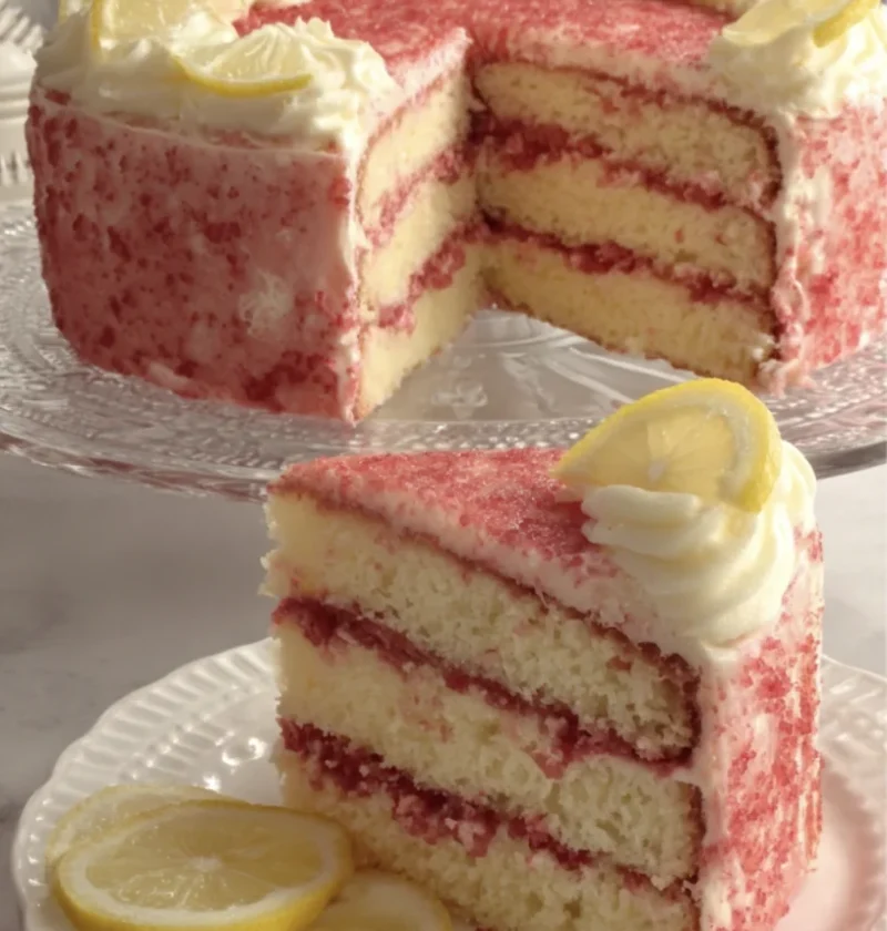 Pink Lemonade Cake