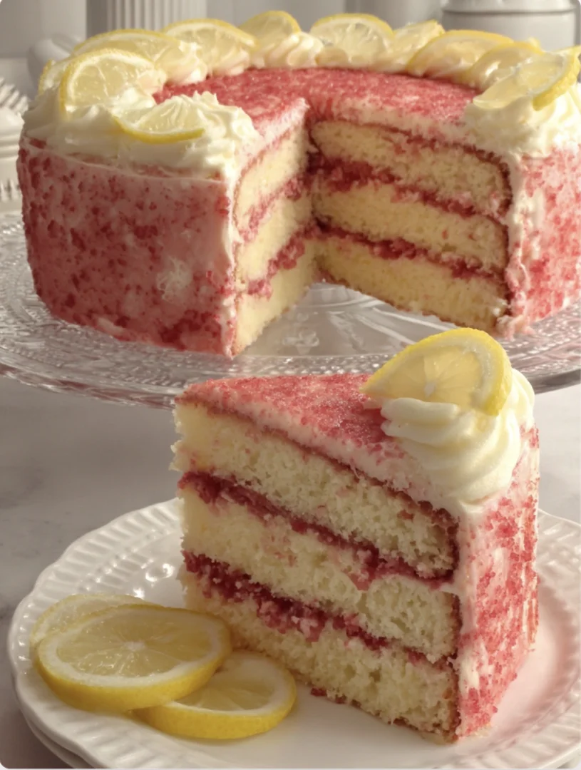 Pink Lemonade Cake