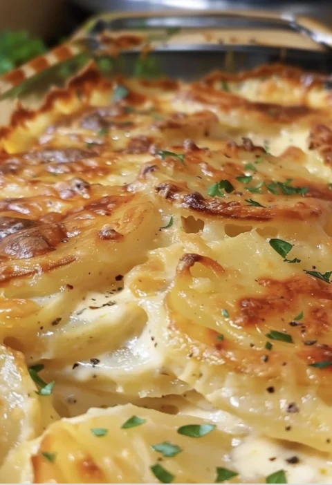 Ruths Chris Creamy Cheesy Scalloped Potatoes