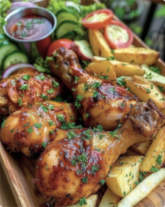 Sticky Chicken Drumsticks Board — Sweet, Savory & Finger-Licking Delicious