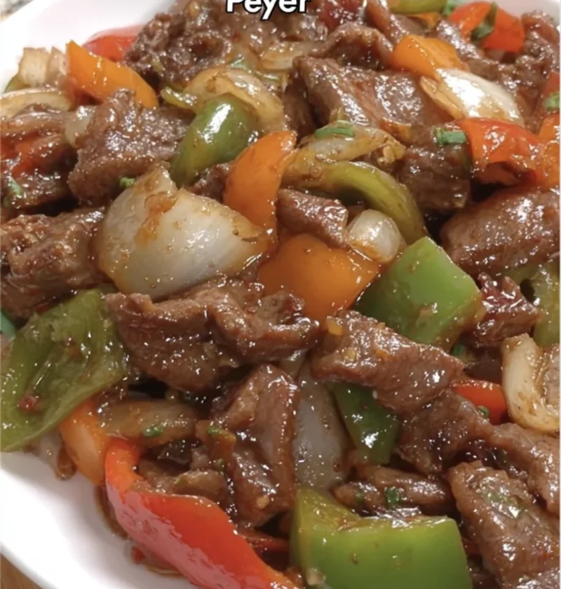 Better than takeout Black Pepper Beef
