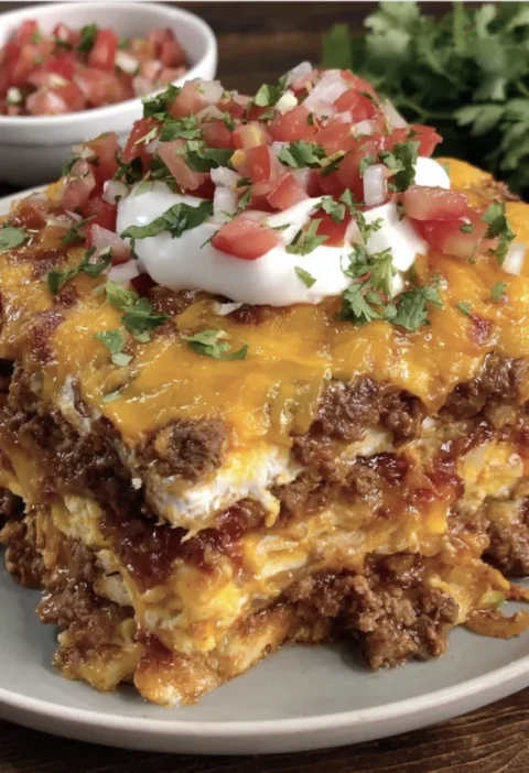 Bold Mexican White Trash Casserole