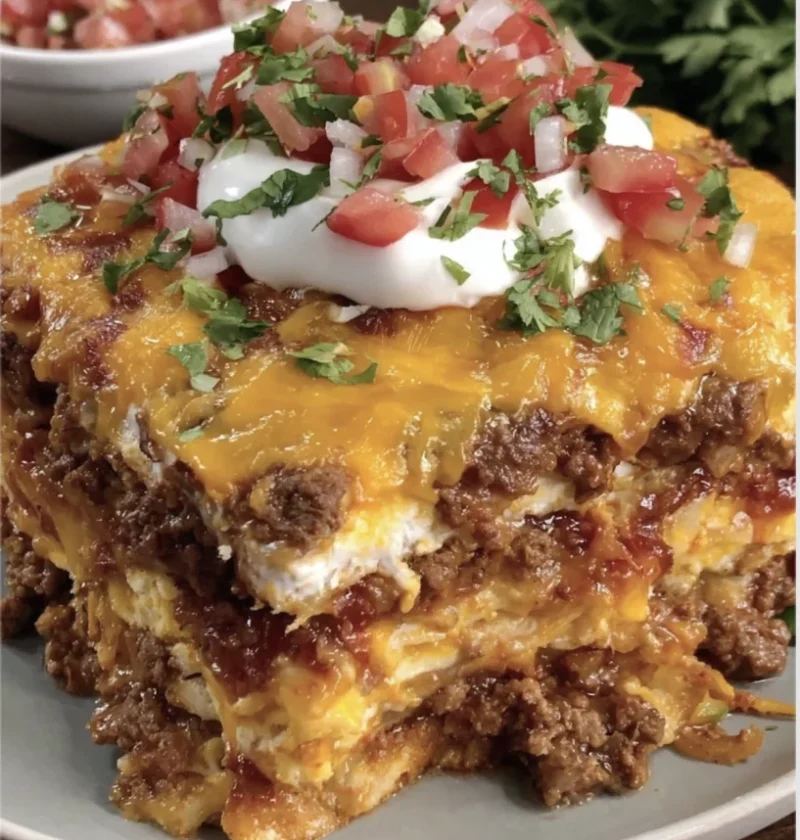 Bold Mexican White Trash Casserole
