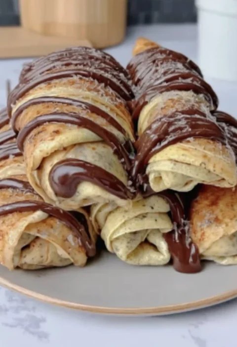 Chocolate Banana Crepes