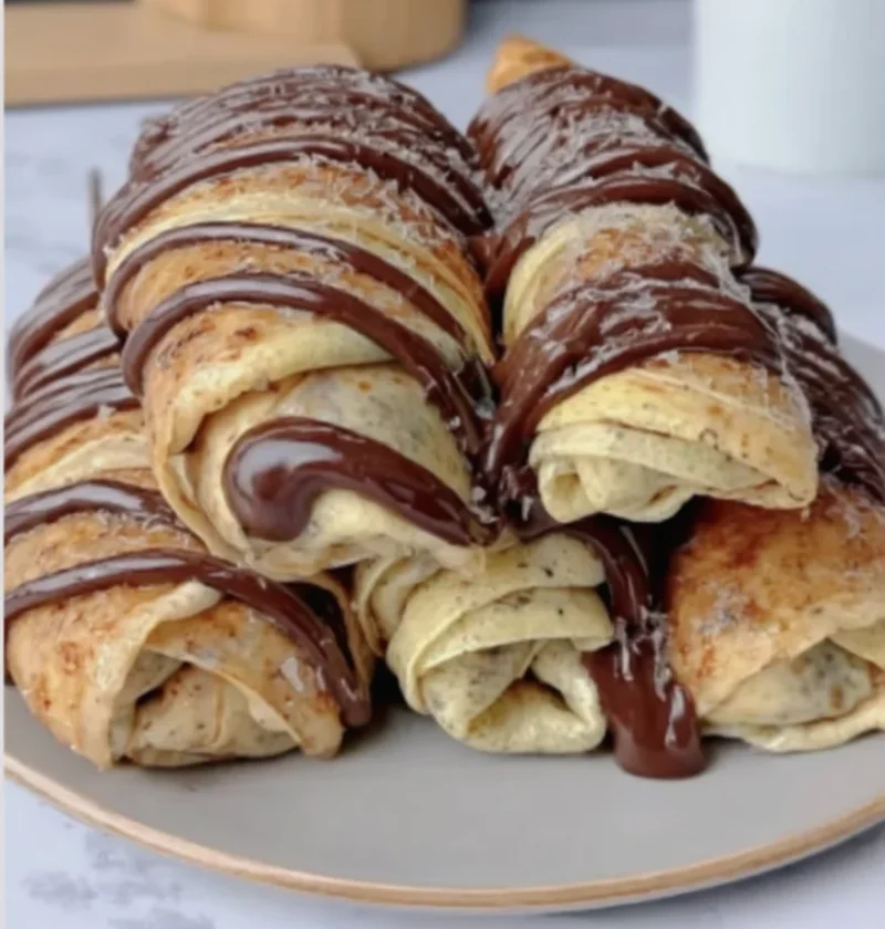 Chocolate Banana Crepes