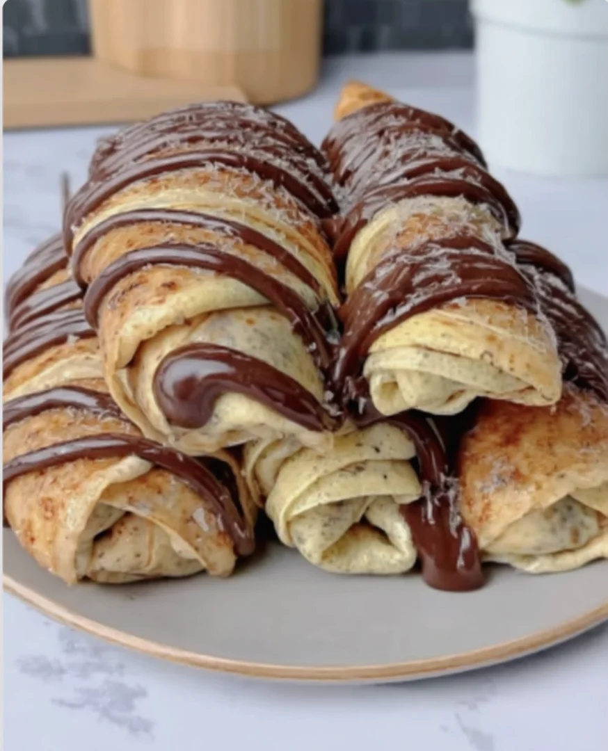 Chocolate Banana Crepes