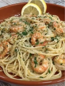Creamy Garlic Shrimp Pasta