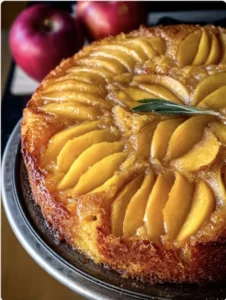 Easy Apple Upside-Down Cake