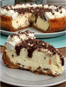 Easy Cannoli Cheesecake