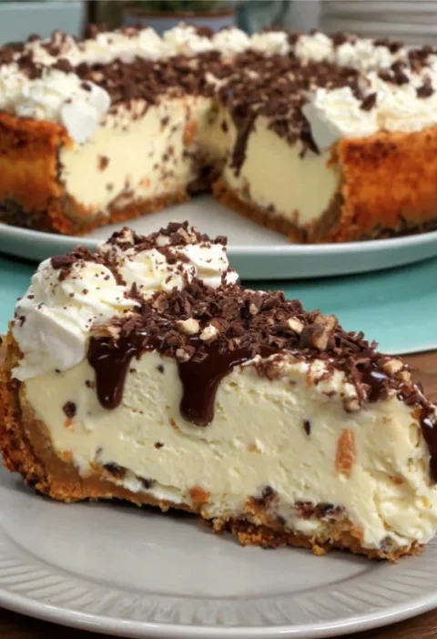 Easy Cannoli Cheesecake