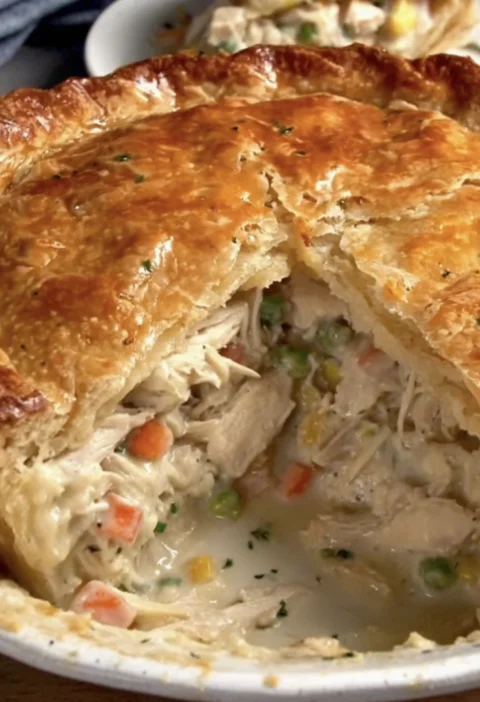 Easy No-Pot Chicken Pie