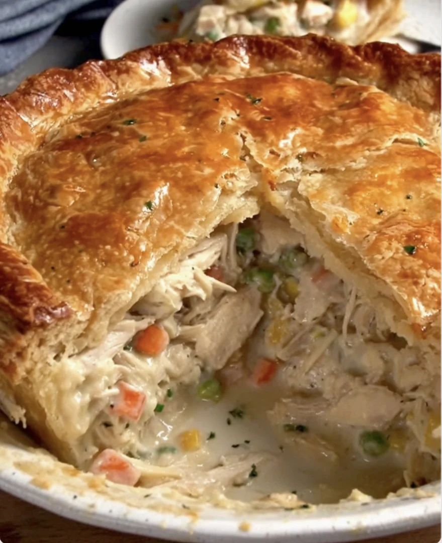 Easy No-Pot Chicken Pie