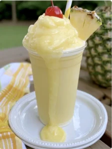 Easy Tropical Malibu Pineapple Slush