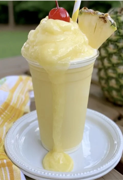 Easy Tropical Malibu Pineapple Slush