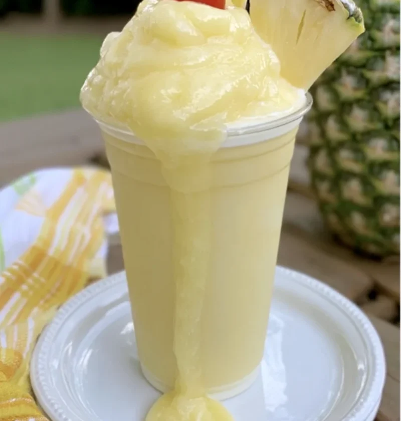Easy Tropical Malibu Pineapple Slush