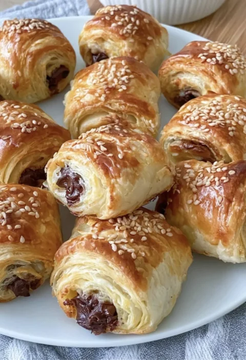 Fluffy Layered Pastry Rolls