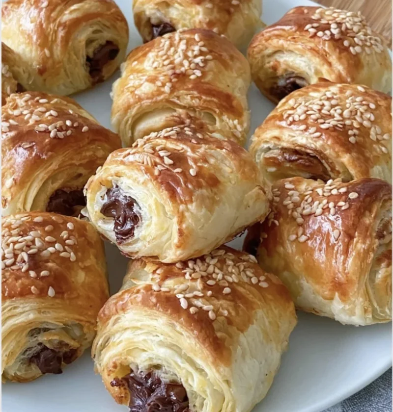 Fluffy Layered Pastry Rolls