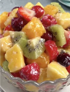 Fresh Tropical Fruit Salad Bowl