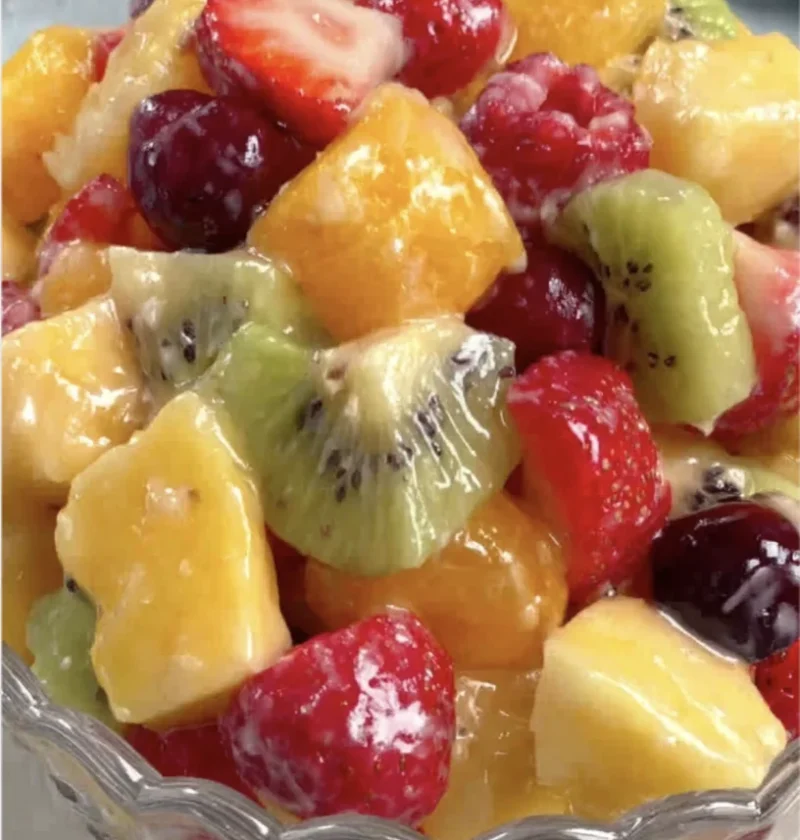 Fresh Tropical Fruit Salad Bowl