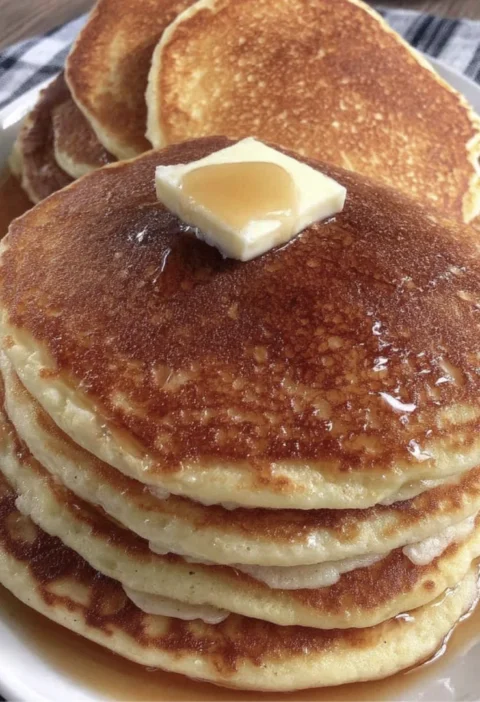 Golden Crispy-Edged Pancakes