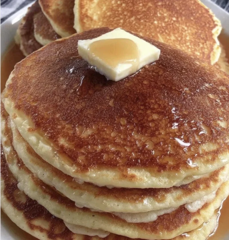 Golden Crispy-Edged Pancakes