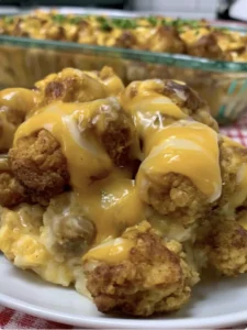 Loaded KFC-Style Chicken Bowl Casserole