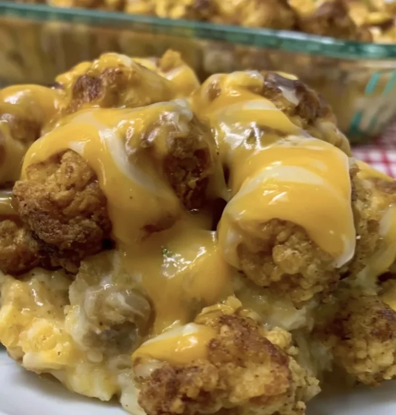 Loaded KFC-Style Chicken Bowl Casserole